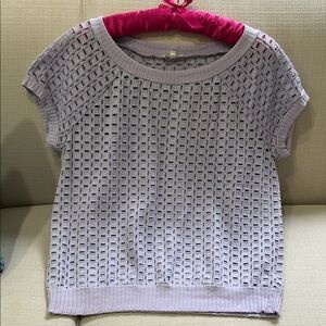 Anthropologie (Weston) Lavender Knit Blouse